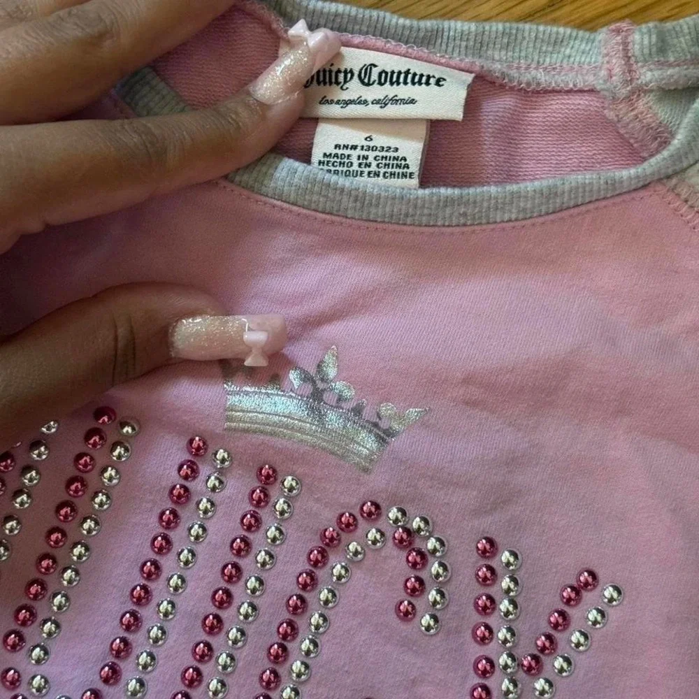 Pink Juicy Couture‎ childrens dress with rhinestone logo